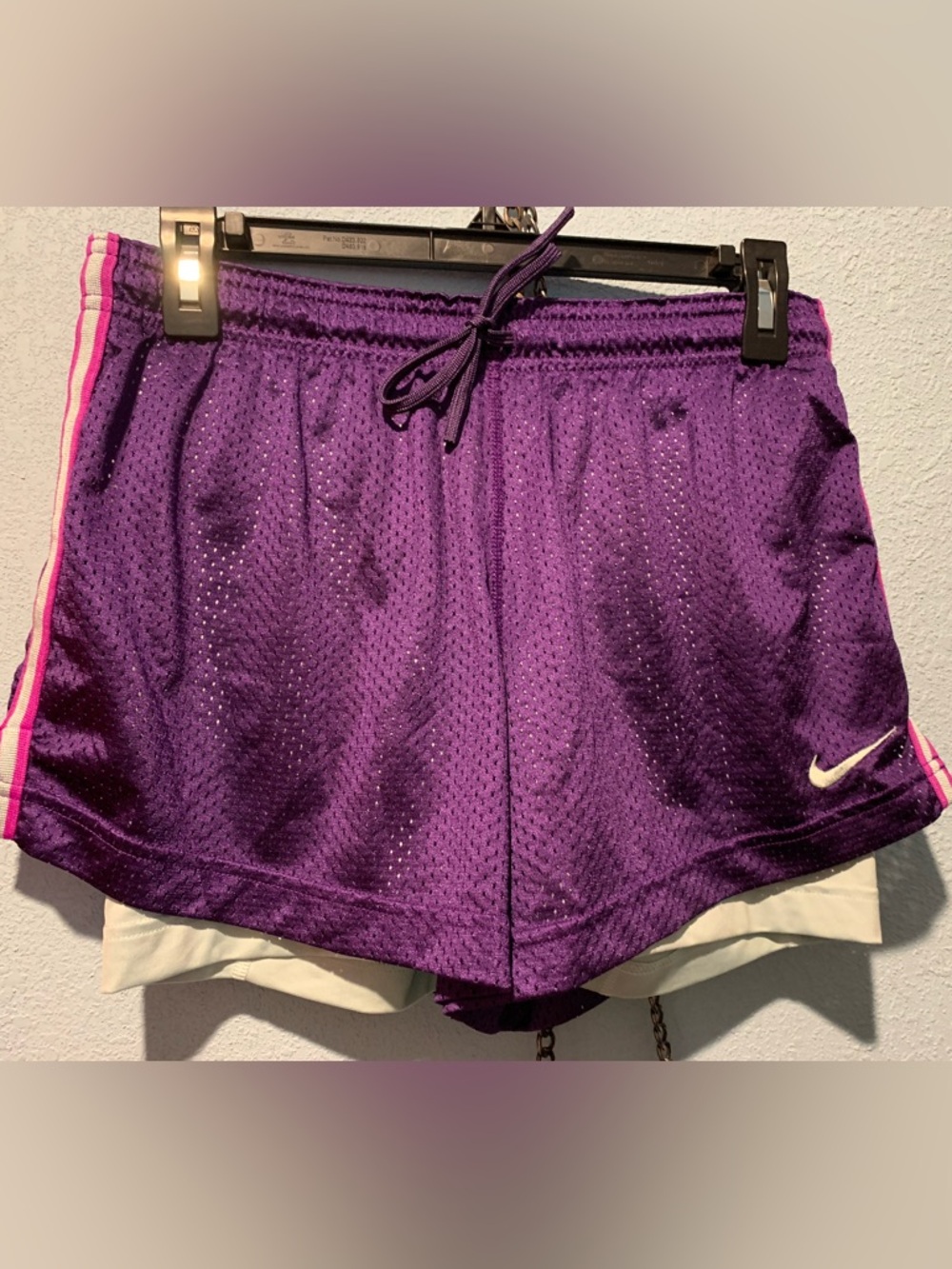 Nike Purple Mesh Athletic Shorts